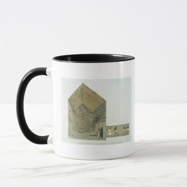 Caneca A grande câmara na segunda pirâmide de Ghizeh, (Esquerda)