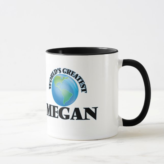 Caneca A grande Megan do mundo (Direita)