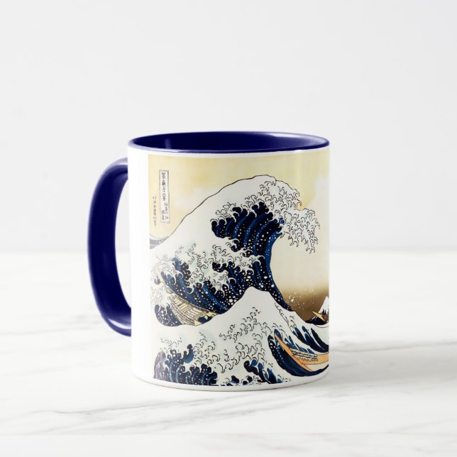 Caneca A grande onda fora de Kanagawa (Frente Esquerda)