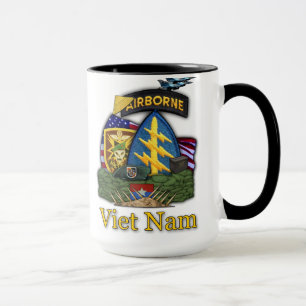 Caneca A guerra do vietname do REMENDO de MACV SOG