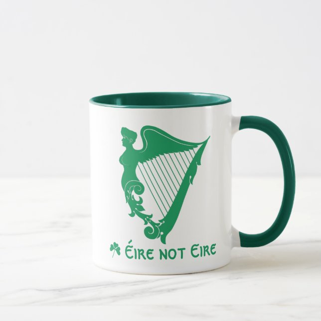 Caneca A harpa irlandesa - um símbolo da Irlanda (Direita)