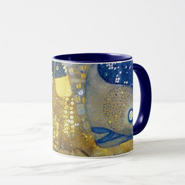 Caneca A Hidra, Gustav Klimt (Frente Esquerda)