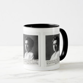 Caneca A história das mulheres: Rosa Luxemburg Cote sobre