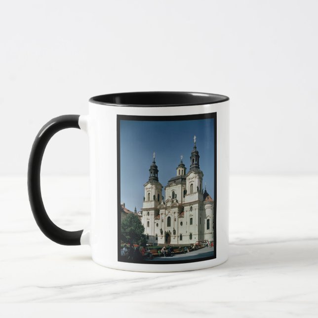 Caneca A igreja de São Nicolau, construída 1703-61 (Esquerda)