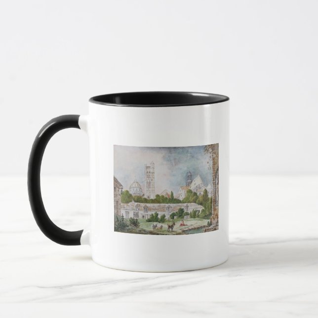 Caneca A igreja nova de Sainte-Genevieve (Esquerda)