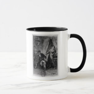 Caneca A ilustração de Colomba progride perto Merimee