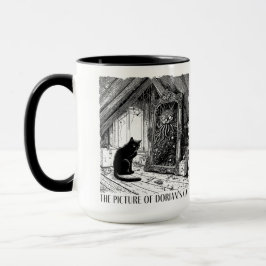 Caneca A Imagem do Gato de Dorian