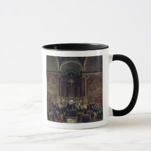 Caneca A investidura de um monarca em San Lorenzo (óleo