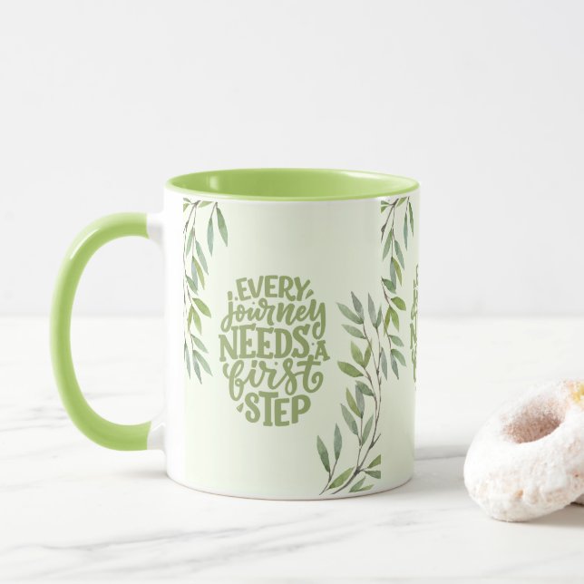 Caneca A jornada começou muito (Com Donut)