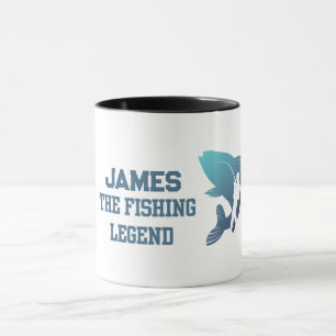 Caneca A Legenda De Pesca Personalizada