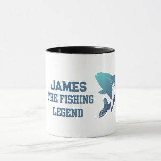 Caneca A Legenda De Pesca Personalizada