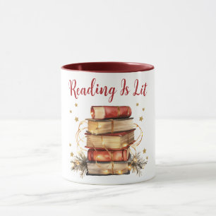 Caneca A Leitura é Lit, Amante de Livros