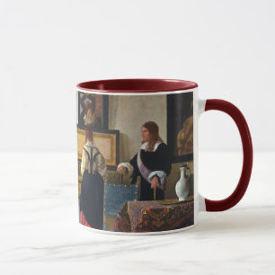 Caneca A lição de música de Johannes Vermeer (circa166
