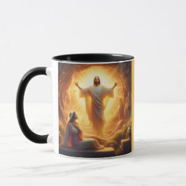 Caneca A Luz da Ressurreição: Jesus Cristo Ressuscita