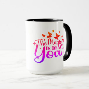 Caneca "A Magia está em Você" Café Personalizado