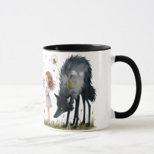 Caneca A magia infantil e o charme dos lobos