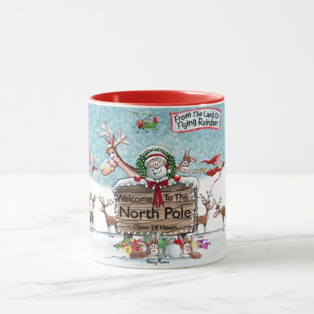 Caneca A Mágica do Natal no Polo Norte (Centro)