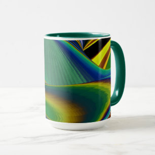 Caneca A Mágica do Verão, Abstrato 3D Art