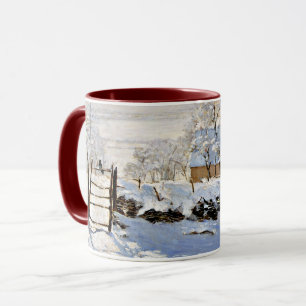 Caneca A Magpie, famosa pintura de Monet