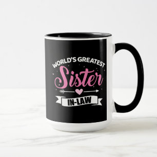 Caneca A maior cunhada do mundo de cunhado