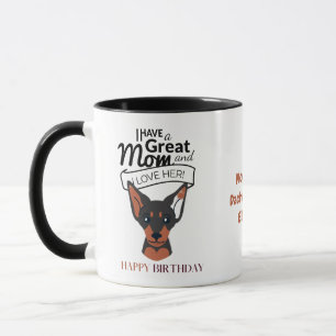 Caneca A maior diversão personalizada da MÃE de DACHSHU