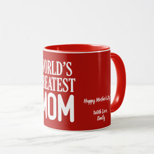Caneca A maior tipografia branca da mãe do mundo