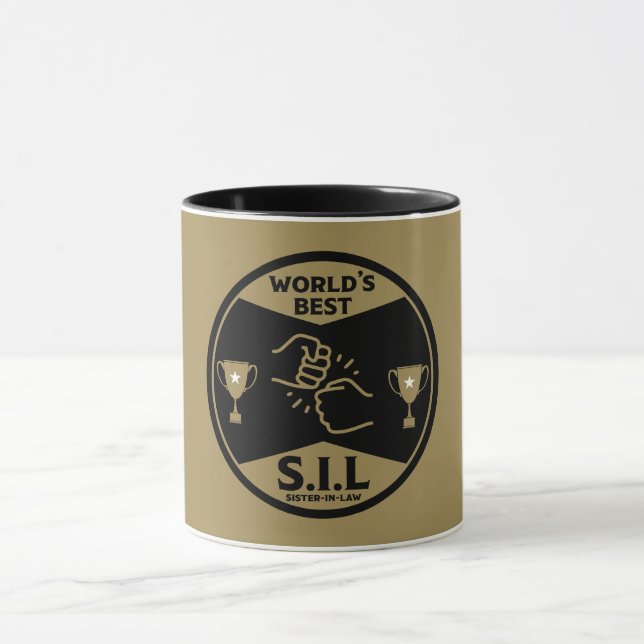 Caneca A melhor cunhada do mundo (Centro)