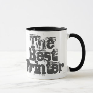 Caneca A melhor impressora - Mug de café de dois tons
