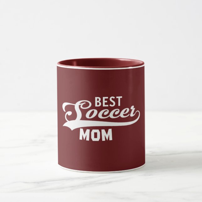 Caneca A melhor mãe de futebol. Personalizar (Centro)
