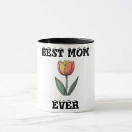 Caneca A Melhor Mãe De Mug - Presente De Dia de as mães F