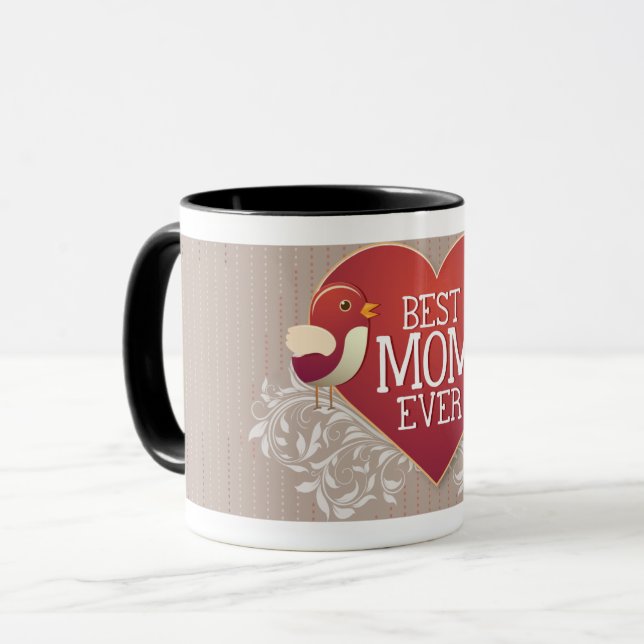Caneca A melhor mãe de sempre para Dia de as mães (Frente Esquerda)