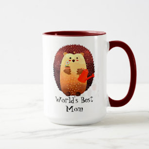 Caneca A melhor mãe do mundo dos animais de pelúcia