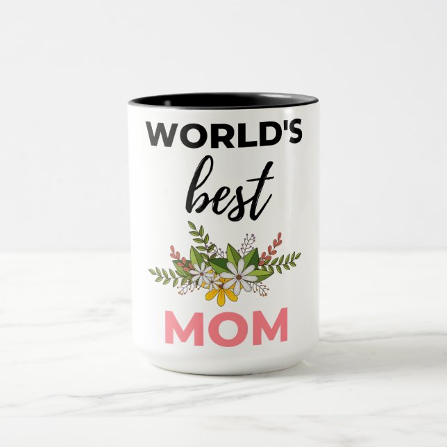 Caneca A melhor mãe negra do mundo (Centro)