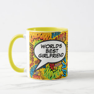 Caneca A melhor Namorada do mundo para a Pop de banda des