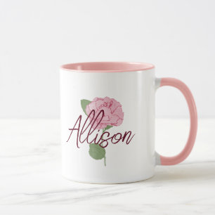 Caneca A melhor tia do rosa personalizada.