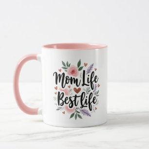 Caneca A melhor vida da mãe personalizada