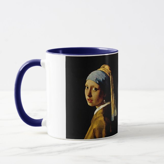 Caneca A Menina com Turbo/Rapariga com o Brinco de Pérola (Esquerda)