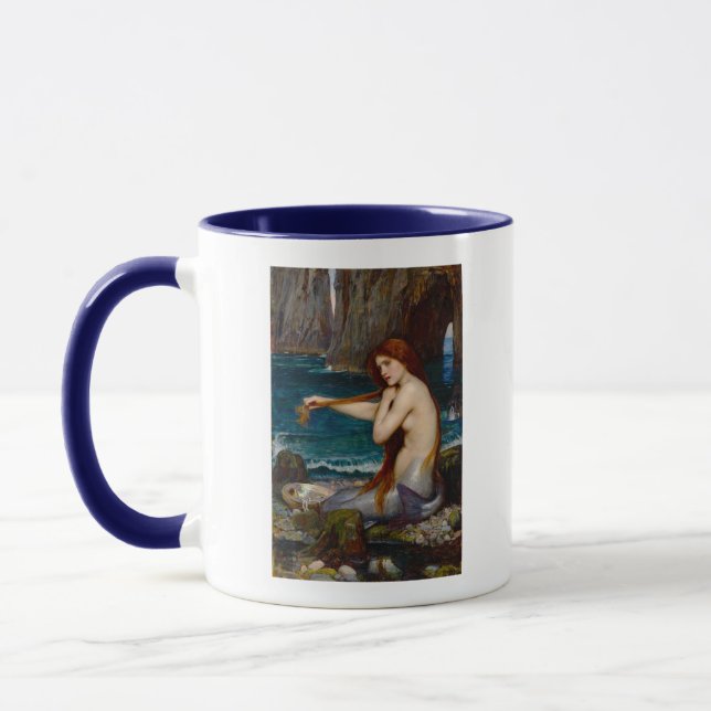 Caneca A Mermaid, c. 1900 by John Waterhouse (Esquerda)