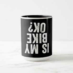 Caneca A Minha Bicicleta Está Bem Engraçada Presente Pa