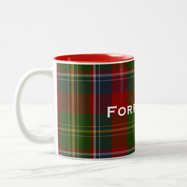 Caneca à moda da xadrez de Tartan de Forrester do (Esquerda)