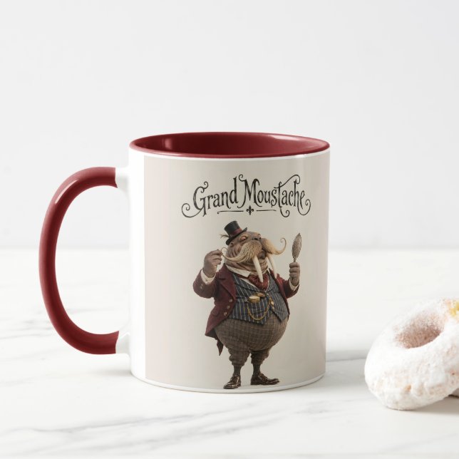 Caneca A Morsa Vaidosa (Com Donut)