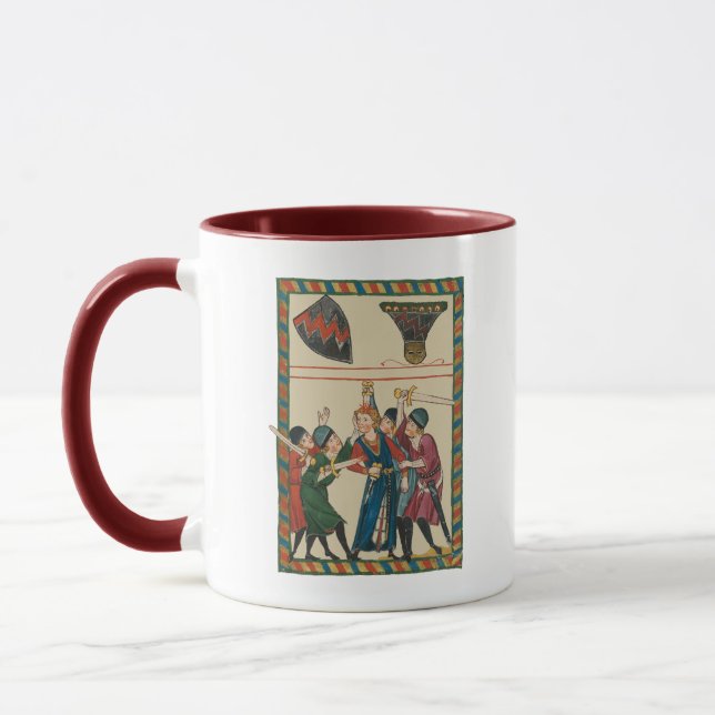 Caneca A Morte De Reinmar von Brennenberg Arte Medieval (Esquerda)