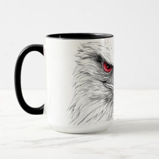 Caneca A mug with a picture of a bird