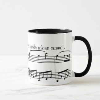 Caneca A música do KRW toca nos sentimentos esses