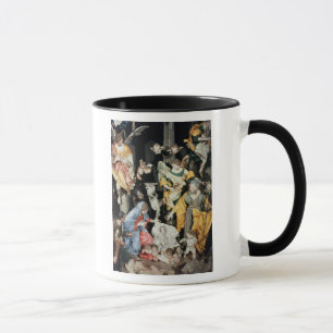 Caneca A natividade, feita em Nápoles