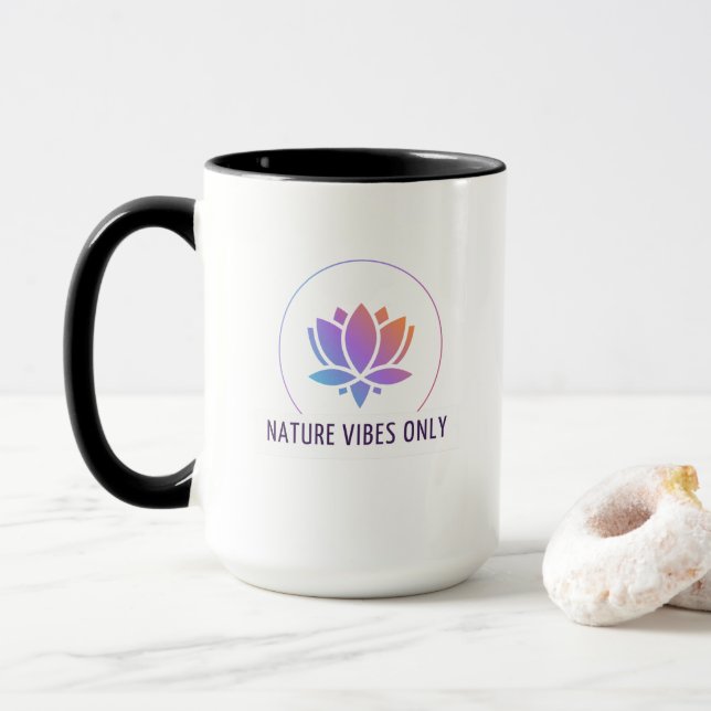 Caneca A Natureza Apenas Viba (Com Donut)