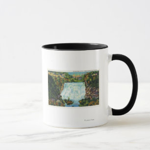 Caneca A opinião do desfiladeiro da angra da queda,