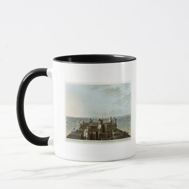 Caneca A parte superior da primeira pirâmide de Gizah, (Esquerda)