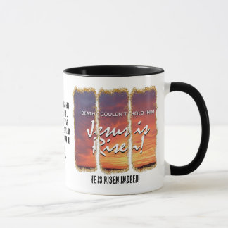 Caneca A Páscoa Cristã JESUS É A Glitter Personalizada RI