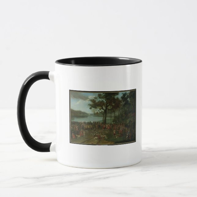 Caneca A pedreira no Etangs de Commelles em 1771 (Esquerda)